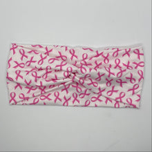 Load image into Gallery viewer, Pink Ribbon Twist Headband