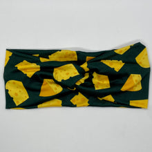 Load image into Gallery viewer, Cheese Head Twist Headband