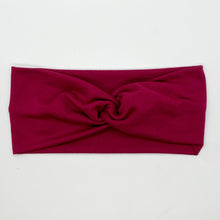 Load image into Gallery viewer, Burgundy Twist Headband