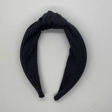 Load image into Gallery viewer, Charcoal Top Knot Headband