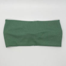 Load image into Gallery viewer, Ribbed Sage Twist Headband