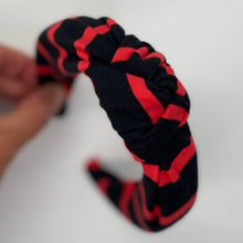 Load image into Gallery viewer, MU Pinstripes Top Knot Headband