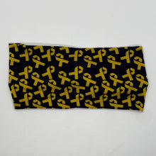 Load image into Gallery viewer, Gold Ribbon Twist Headband