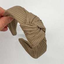 Load image into Gallery viewer, Warm Stone Top Knot Headband