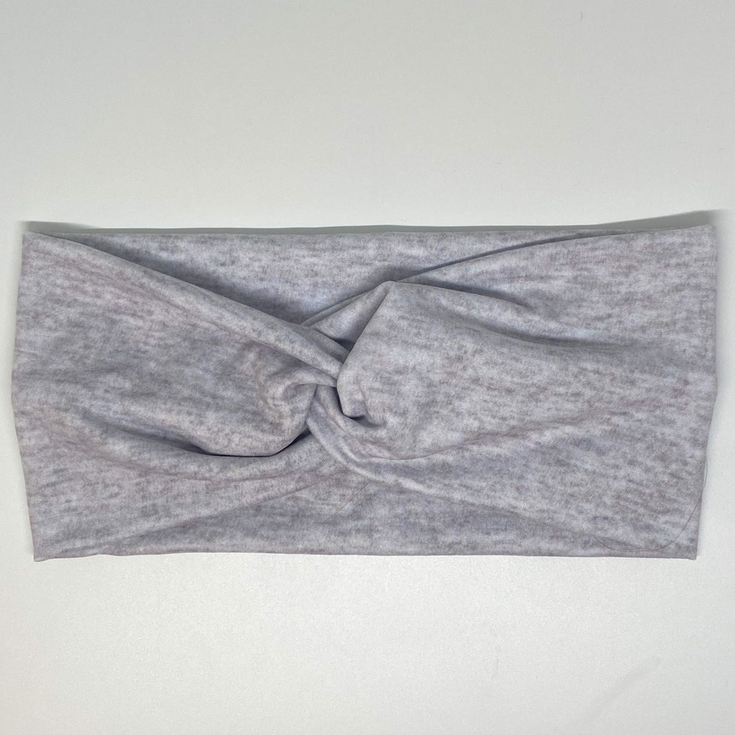 Gray Snug Fit Twist Headband