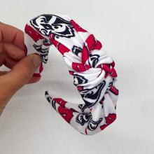 Load image into Gallery viewer, Scattered Bucky Top Knot Headband
