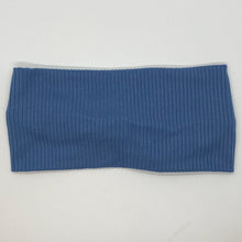 Load image into Gallery viewer, Ribbed Light Denim Twist Headband
