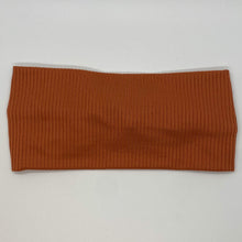 Load image into Gallery viewer, Ribbed Autumn Leaf Twist Headband

