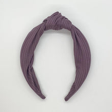 Load image into Gallery viewer, Plum Top Knot Headband
