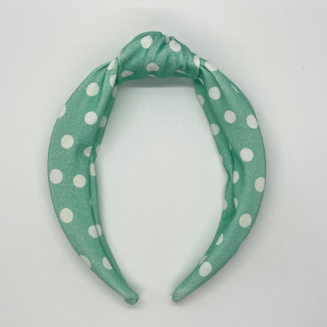 Spearmint Top Knot Headband