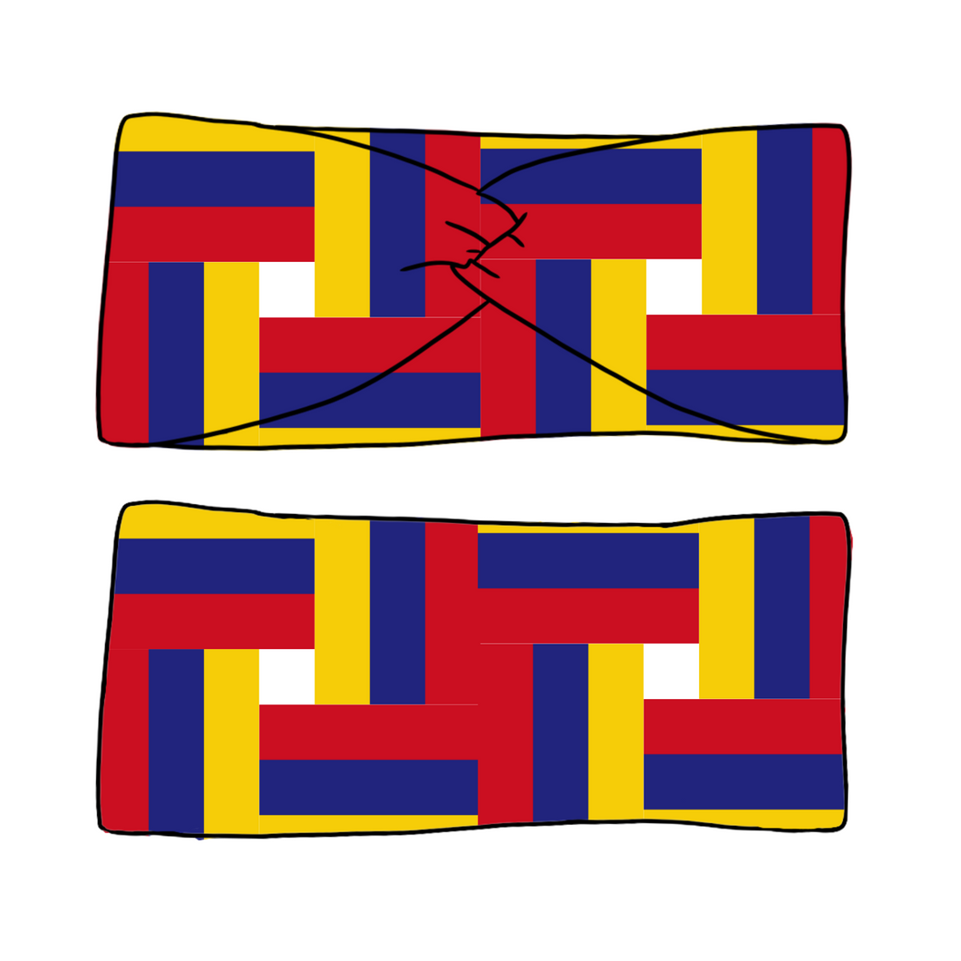 Venezuela and Colombia Twist Headband