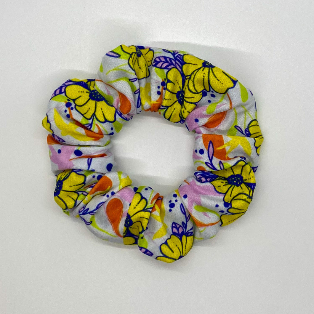 Birds and Blossoms Scrunchie