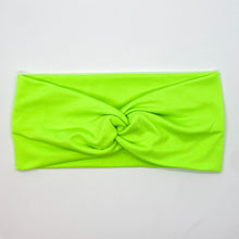 Load image into Gallery viewer, Electric Lime Twist Headband
