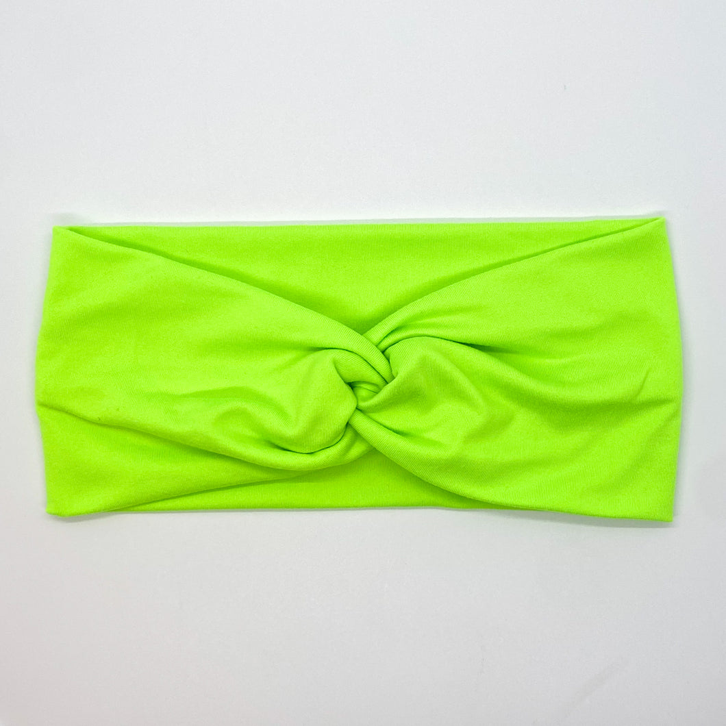 Electric Lime Twist Headband