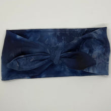 Load image into Gallery viewer, Deep Sea Tie Dye Twist Headband
