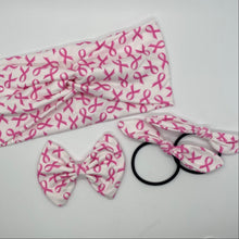Load image into Gallery viewer, Pink Ribbon Twist Headband
