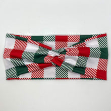 Load image into Gallery viewer, Farmhouse Plaid Twist Headband
