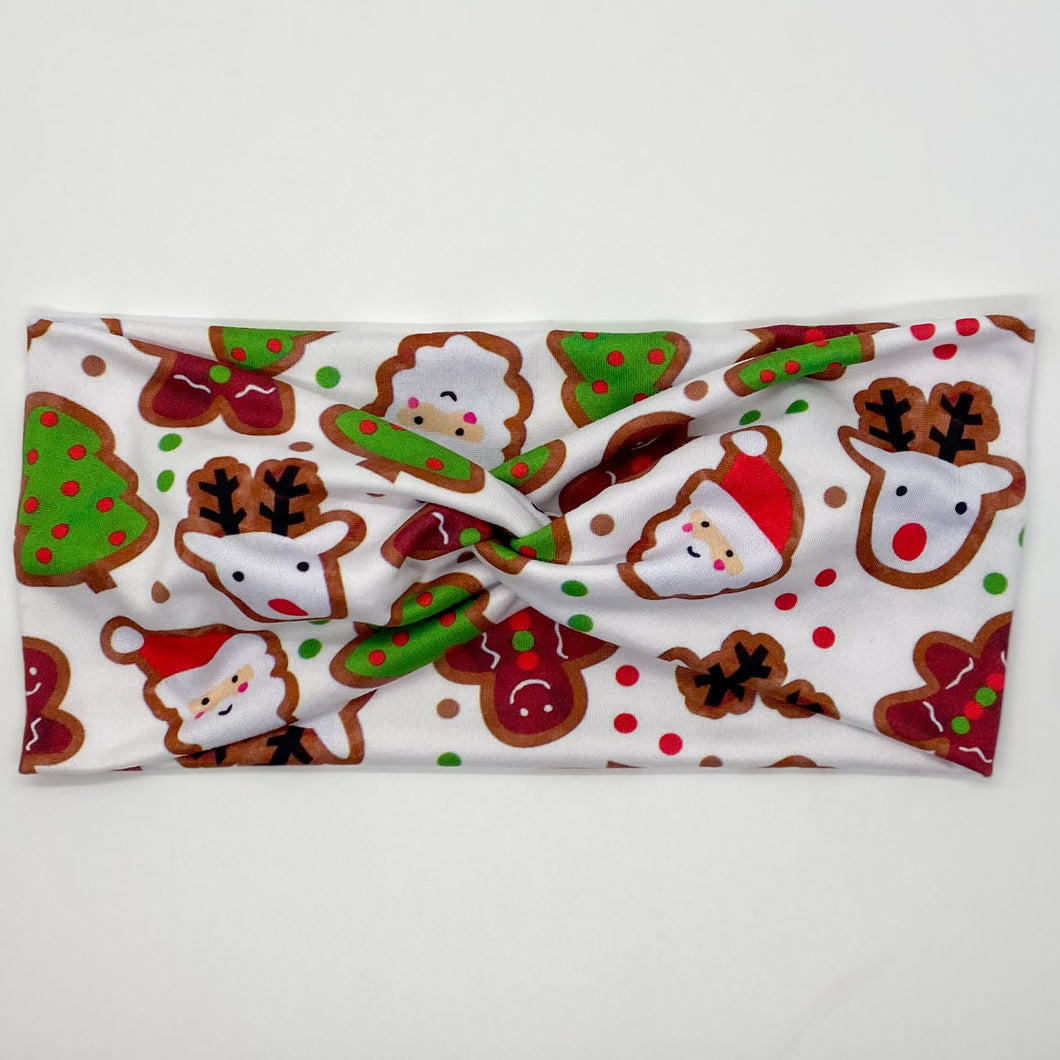 Cookies for Santa Twist Headband (SKINNY only)