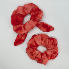 Load image into Gallery viewer, Red Tie Dye Scrunchie
