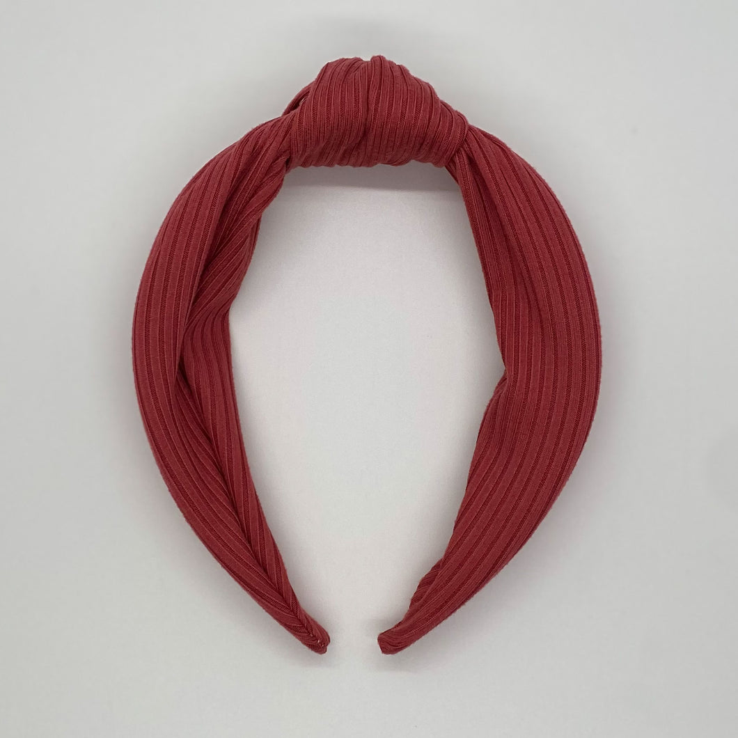 Terracotta Top Knot Headband