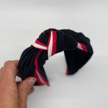 Load image into Gallery viewer, Black MU Top Knot Headband
