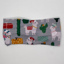 Load image into Gallery viewer, Festive Llama Twist Headband
